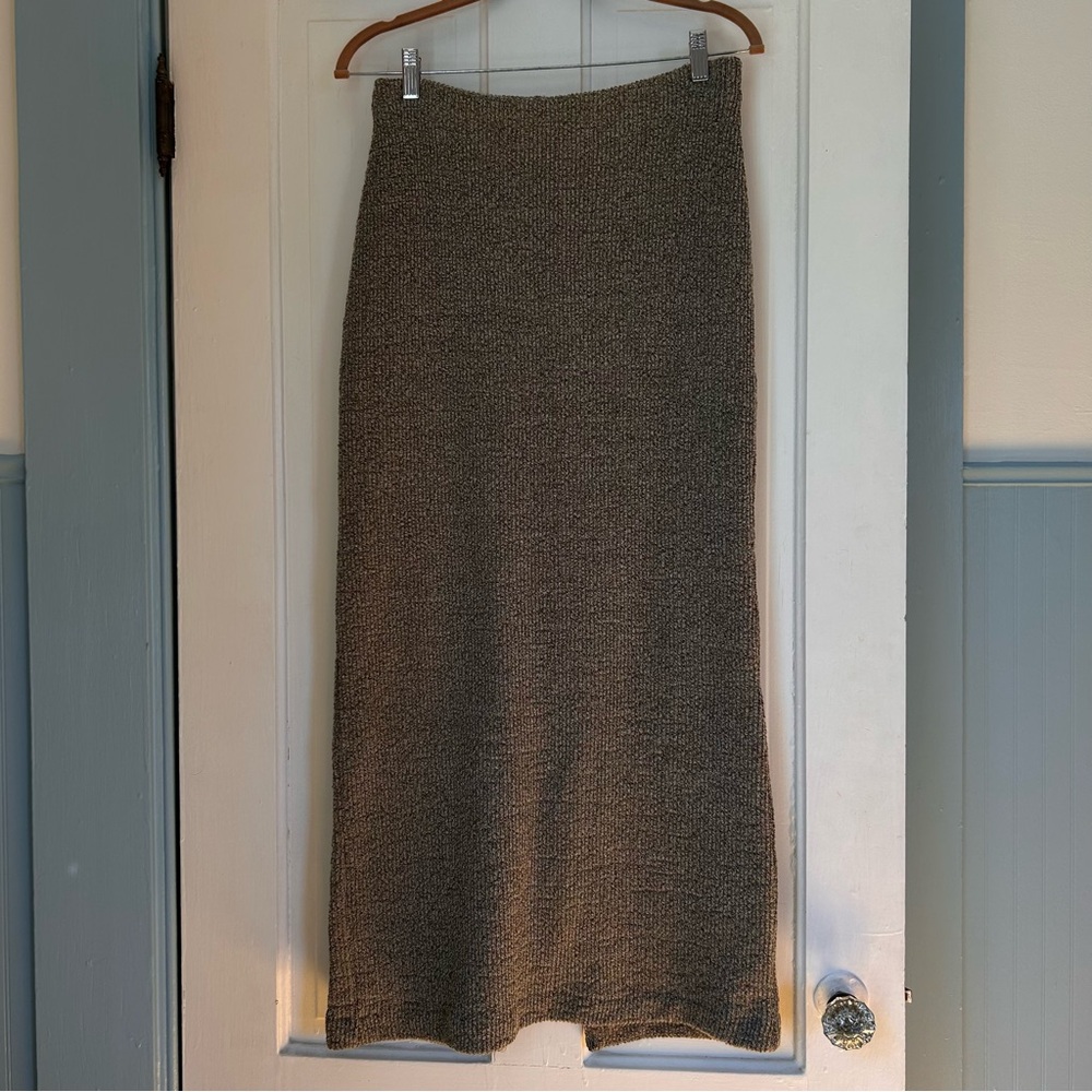 ZARA Sweater Skirt with Back Slit